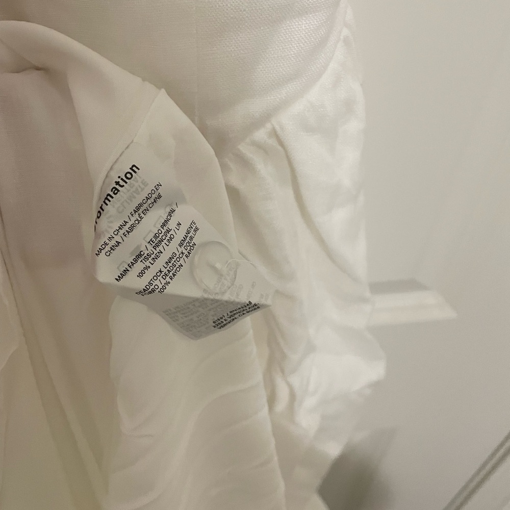 ๐คNWOT Reformation Balia Dress White - Picture 7 of 7